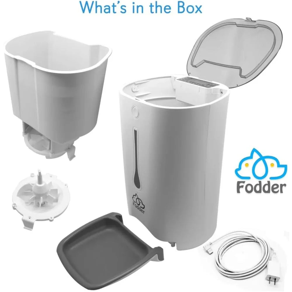 Automatic Dog Feeder With Programmable Dispenser And LCD