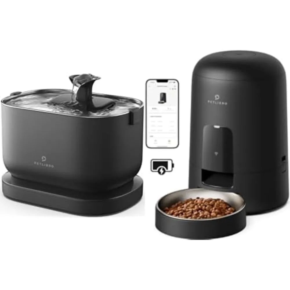 WiFi Rechargeable Automatic Pet Feeder PETLIBRO Fountain