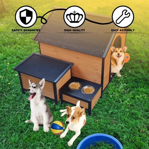 Durable Dog House Playground Outdoor Pet Shelter Ideal