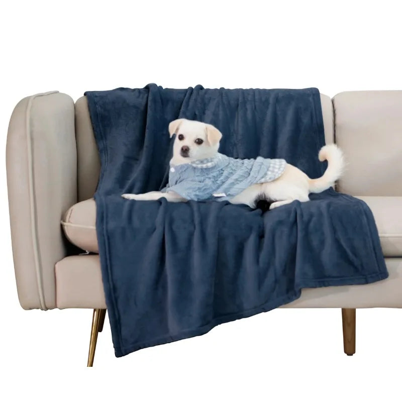 Pet Blanket For Large And Small Dogs And Cats Plush Fleece
