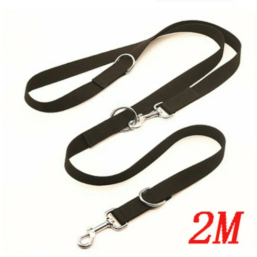 Adjustable Double Ended Police Style Dog Leash 6Ft Halti