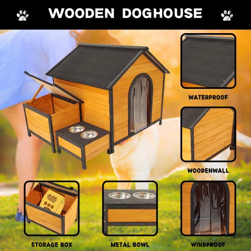 Durable Dog House Playground Outdoor Pet Shelter Ideal