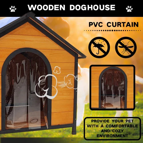 Durable Dog House Playground Outdoor Pet Shelter Ideal