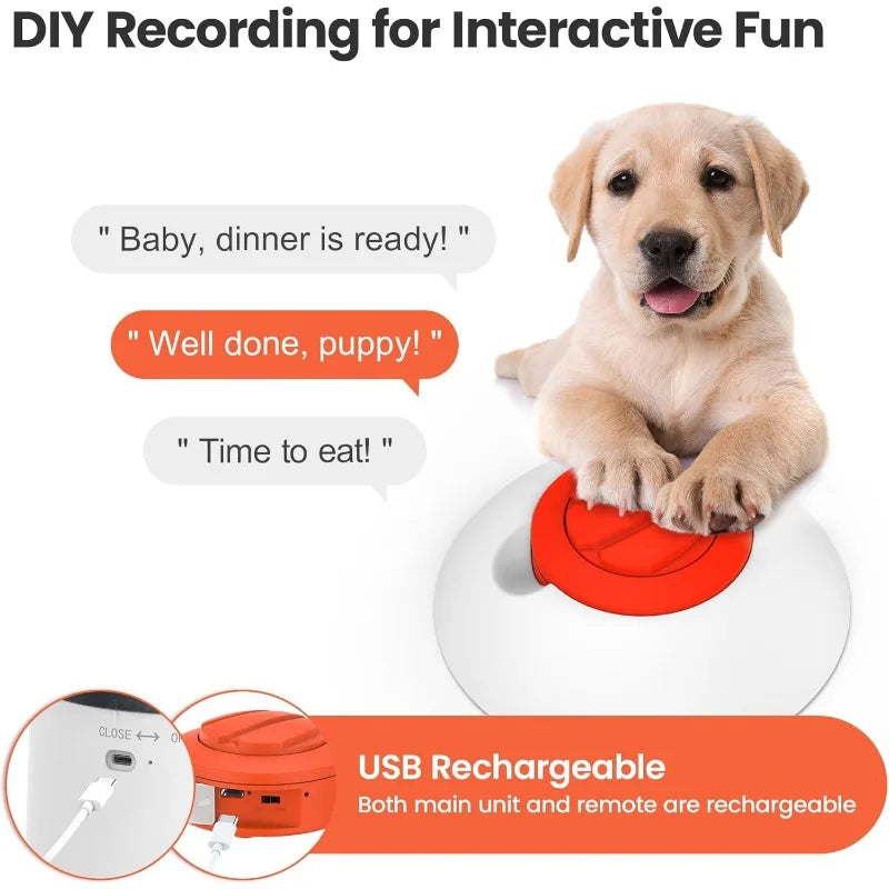 Dog Puzzle Feeder IQ Training Treat Dispenser Rechargeable
