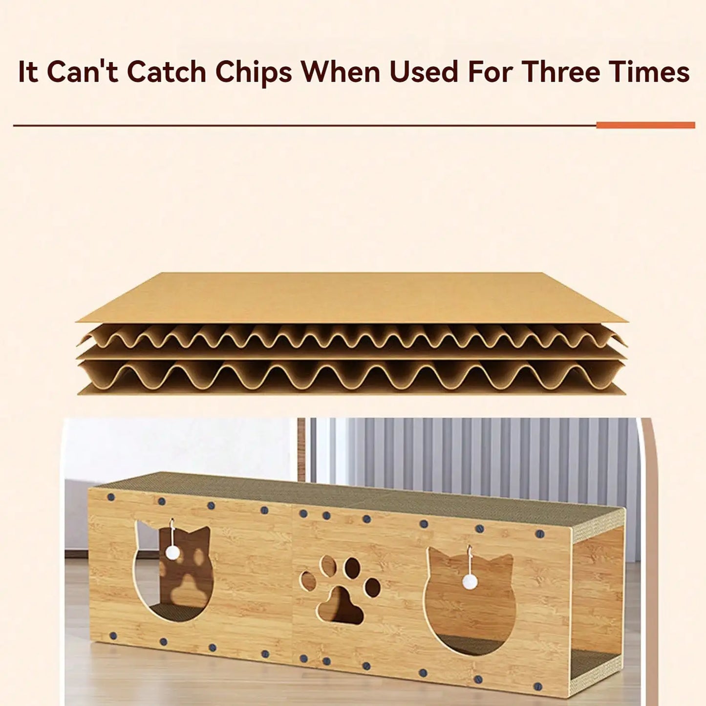 Cat Tunnel Scratching Board Cat Scratcher House Condo