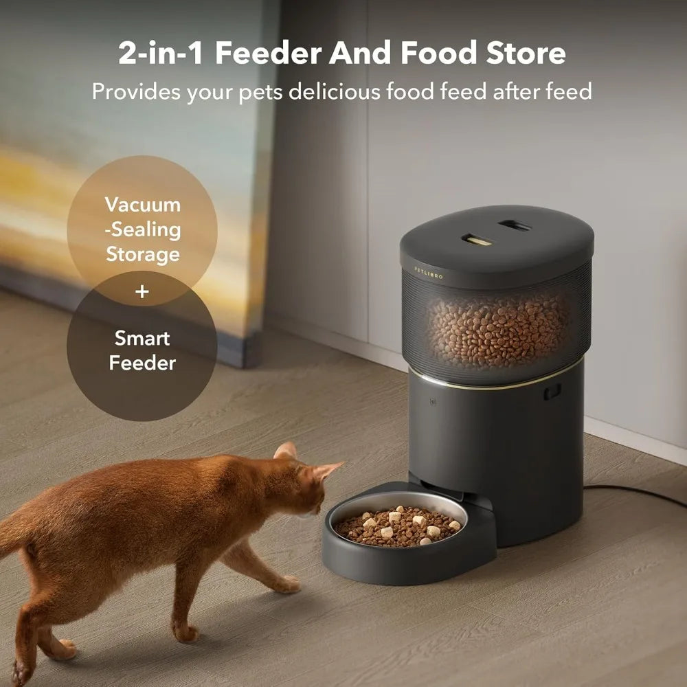 Automatic Dog Feeder 5G WiFi 8L Large Pet Dispenser