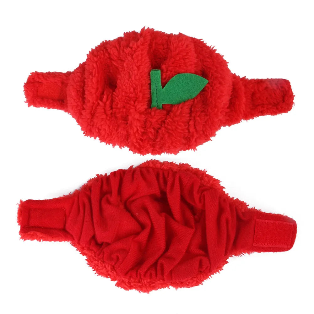 Charming Pet Apple Hat for Dogs and Cats Cute Accessory