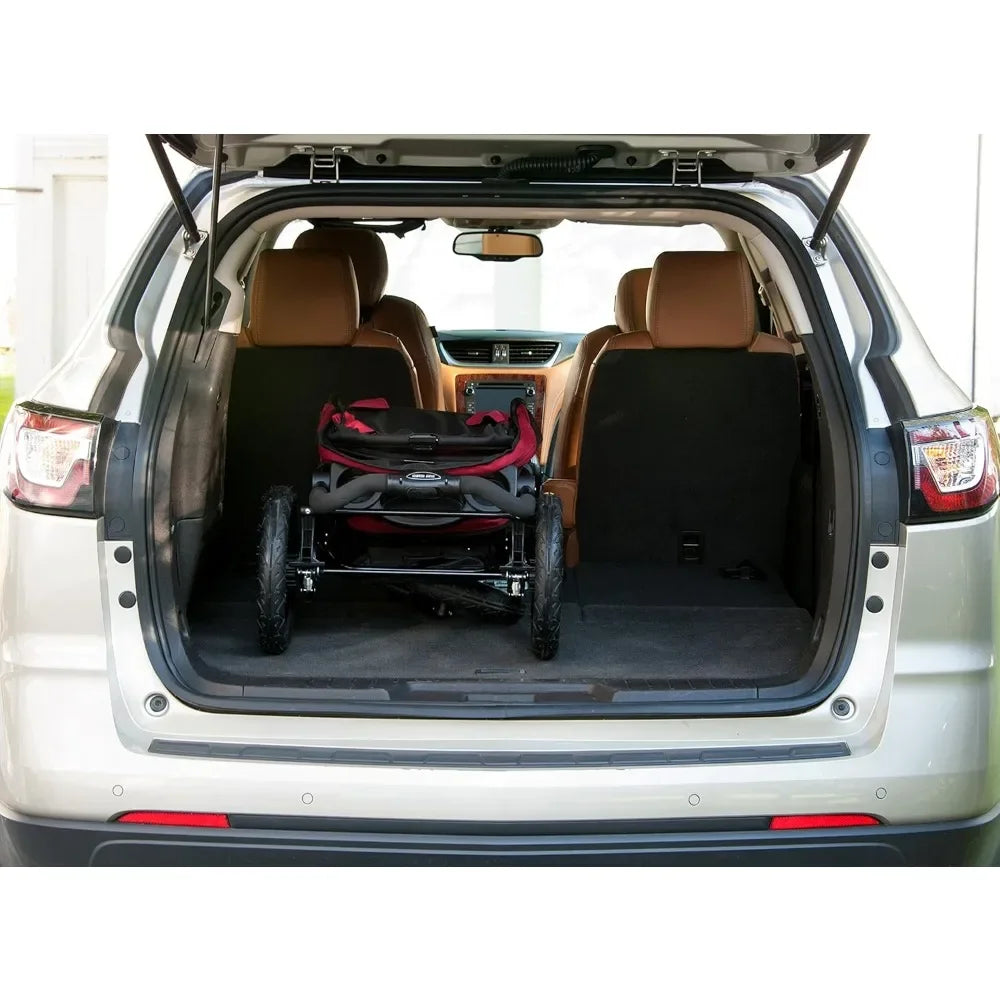 AT3 No Zip Pet Stroller Jogging Tires Zipperless Entry