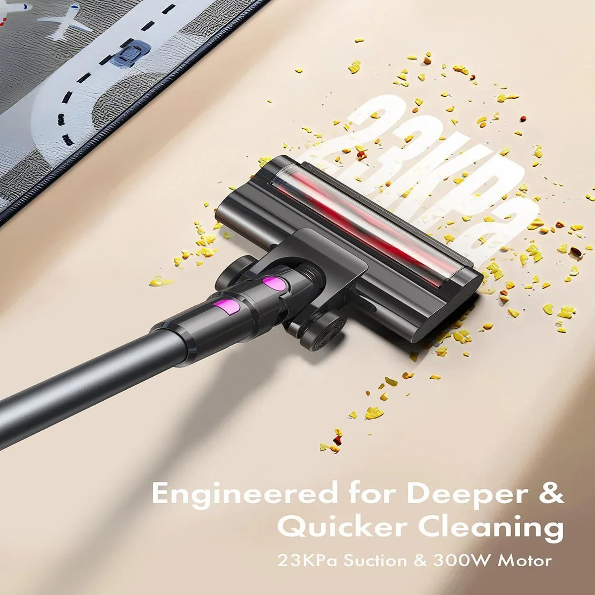 Homeika Cordless Vacuum Cleaner 23KPa 48 Minutes Pet Hair