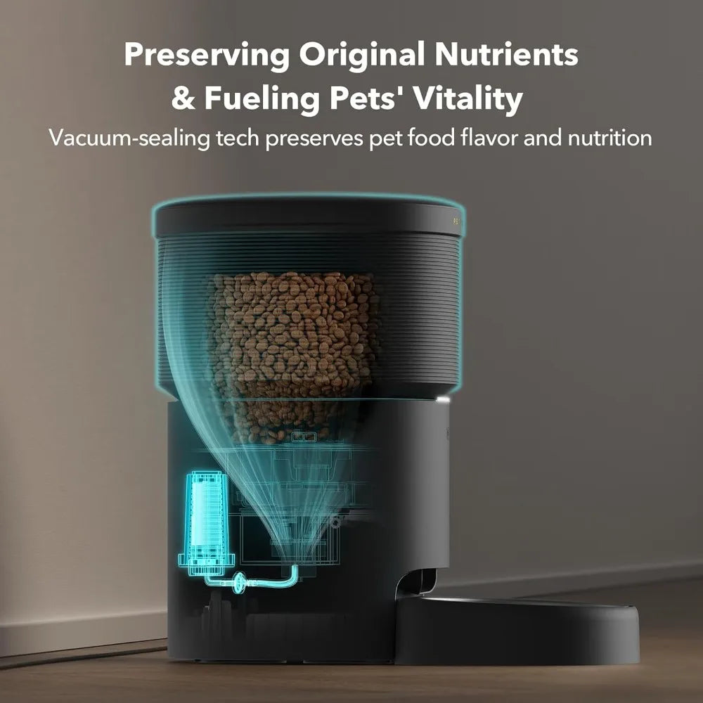 Automatic Dog Feeder 5G WiFi 8L Large Pet Dispenser