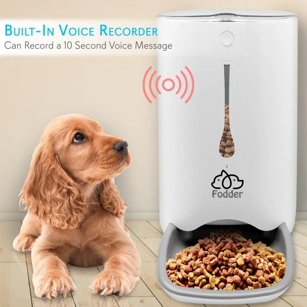 Automatic Dog Feeder With Programmable Dispenser And LCD