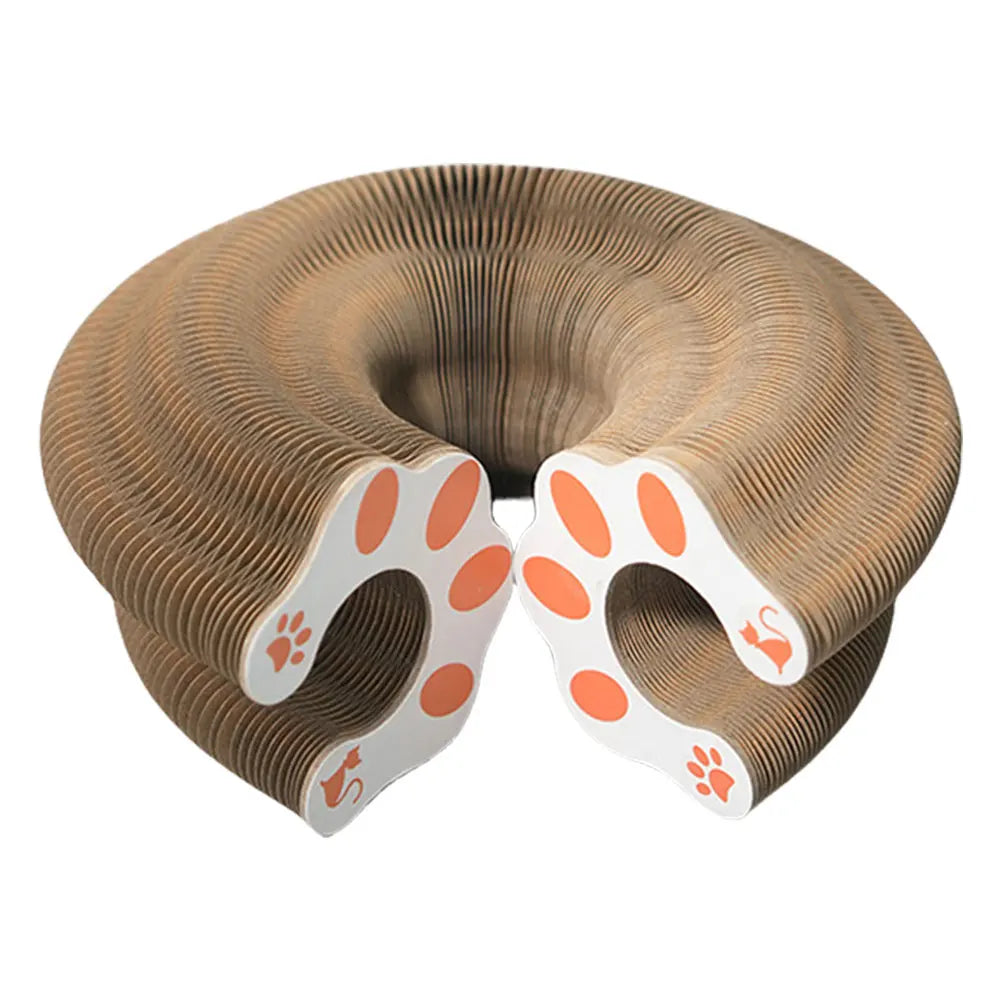 Magic Organ Cat Scratching Board Foldable Corrugated Toy