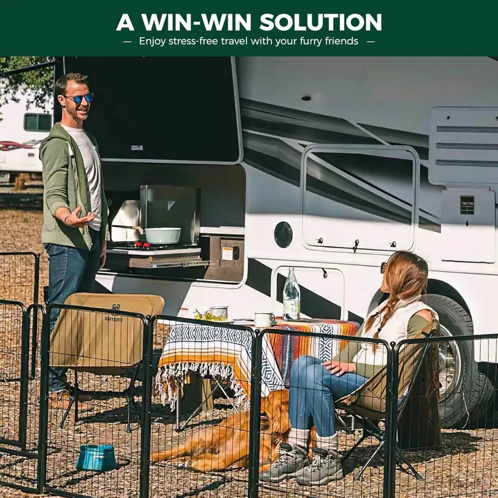 Rollick Dog Playpen 40 Inch 16 Panels For Medium Large Dogs