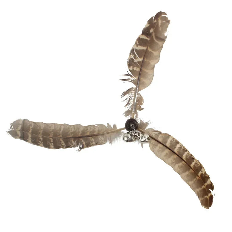 Pet Head Rod Wire Cat Toys Teaser Replaceable Head