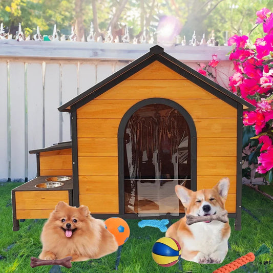 Durable Dog House Playground Outdoor Pet Shelter Ideal