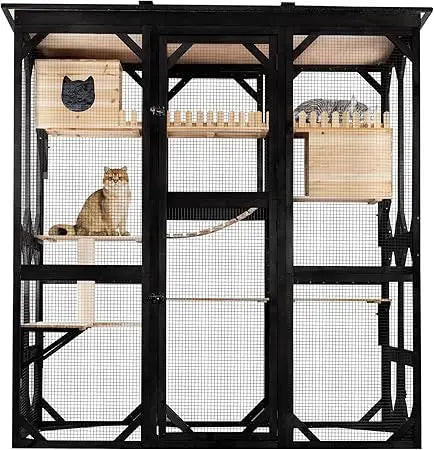 71 Inch Cat Enclosure Catio With Walk In Access For Cats