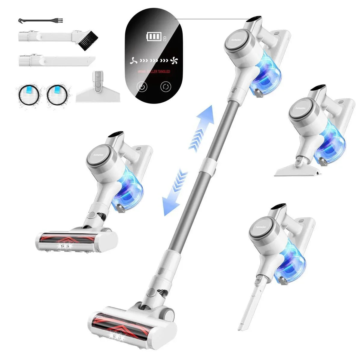 Homeika Cordless Vacuum Cleaner 23KPa 48 Minutes Pet Hair